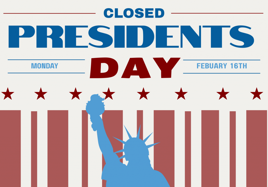 closed presidents day
